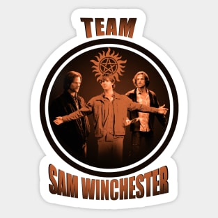 Team Sam Winchester Design Sticker